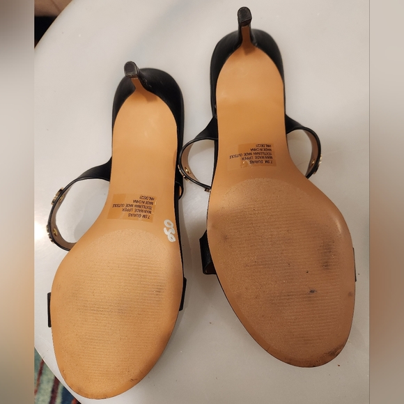 Kensie 7.5 Black Heeled Sandal - Picture 4 of 5